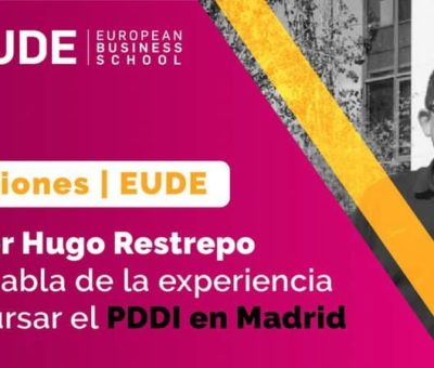 Opiniones EUDE | Víctor Hugo Restrepo nos habla de la experiencia de cursar el PDDI en Madrid