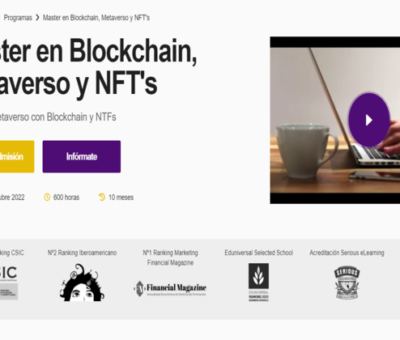 IEBS presenta el primer programa en Blockchain, Metaverso y NFTs