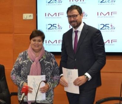 Nuevo convenio de colaboración formativa entre la UCAV e IMF Smart Education