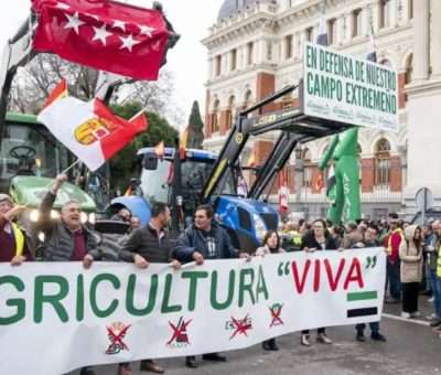 Huelga de agricultores en Madrid