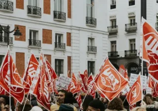 Protestas en Madrid contra el «rentismo» en la vivienda